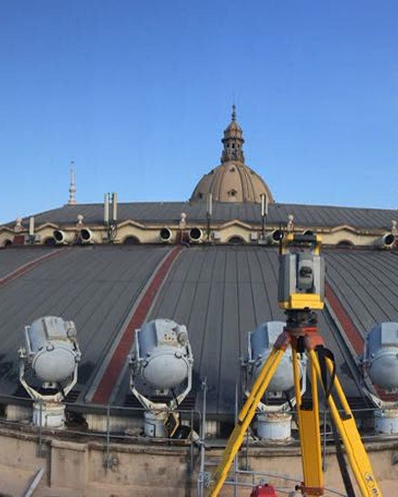 Projectors del Palau Nacional de Montjuïc